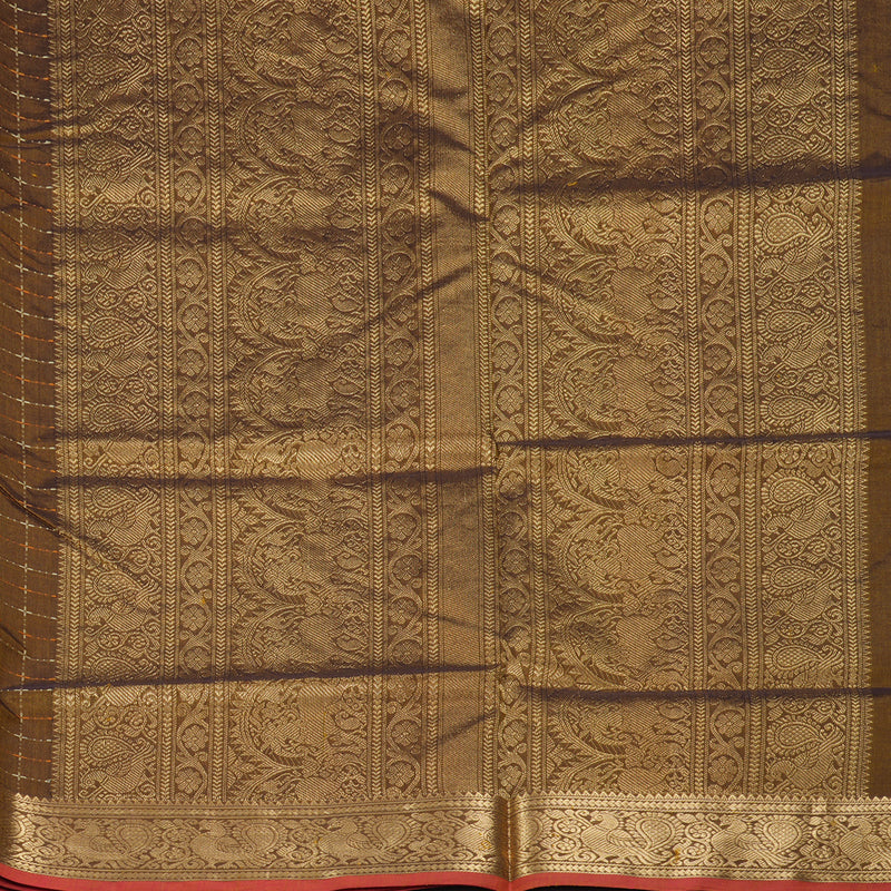 Hayagrivas Honey Mustard Kanchi Silk Cotton Saree KSBE124C5-1