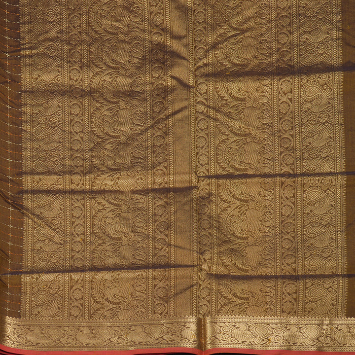 Hayagrivas Honey Mustard Kanchi Silk Cotton Saree KSBE124C5-1