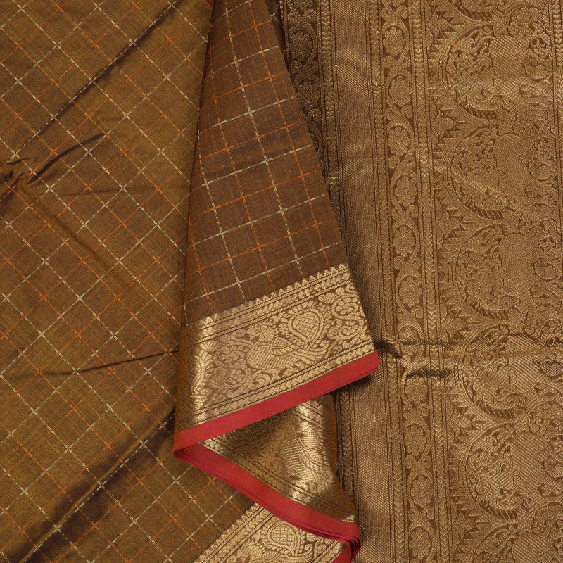 Hayagrivas Honey Mustard Kanchi Silk Cotton Saree KSBE124C5-1