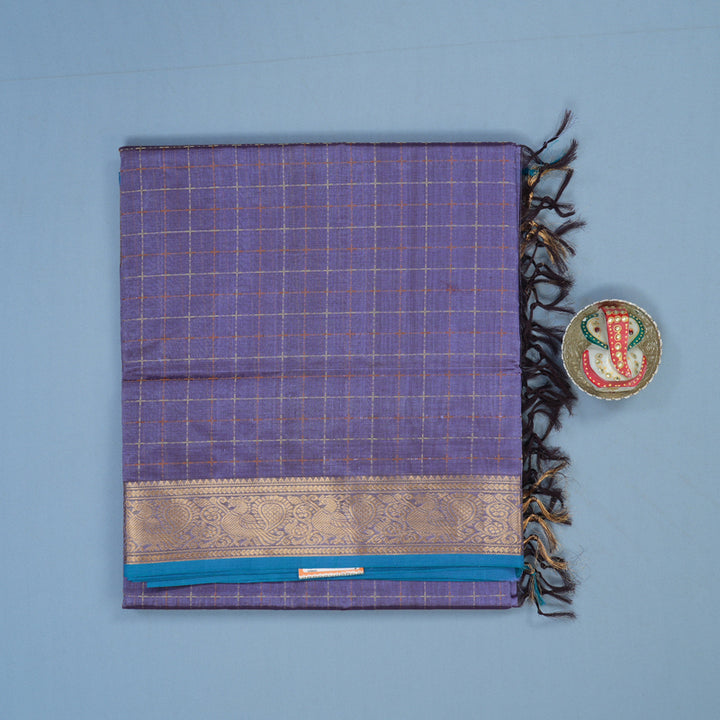 Hayagrivas Lavendar Kanchi Silk Cotton Saree KSBE124C5-16