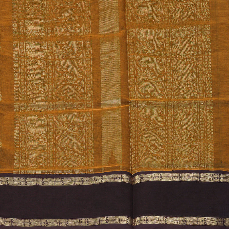 Hayagrivas Turmeric Yellow Kanchi Silk Cotton Saree KSBE124C5-18
