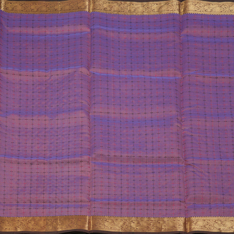 Hayagrivas Lavendar (Shot Colour) Kanchi Silk Cotton Saree KSBE124C5-20