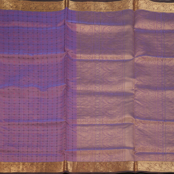 Hayagrivas Lavendar (Shot Colour) Kanchi Silk Cotton Saree KSBE124C5-20