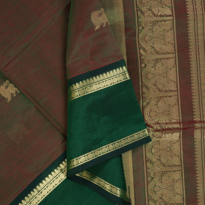 Hayagrivas Manthalir Kanchi Silk Cotton Saree KSBE124C5-7