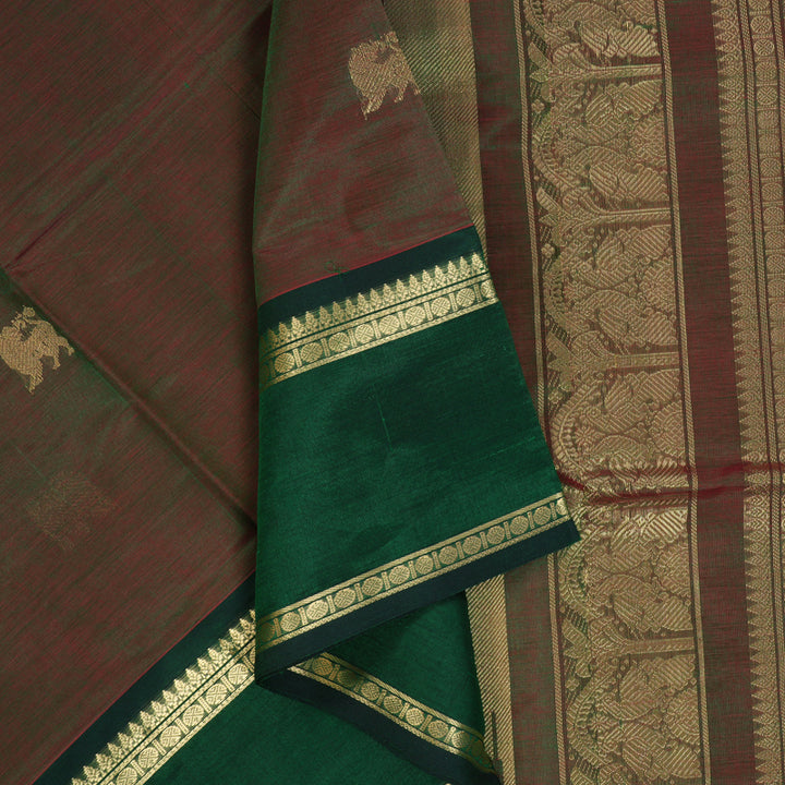 Hayagrivas Manthalir Kanchi Silk Cotton Saree KSBE124C5-7