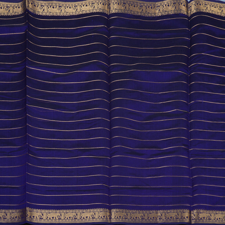 Hayagrivas Royal Blue Kanchi Silk Cotton Saree KSBE124C6-12