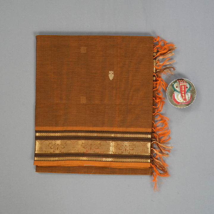 Hayagrivas Mustard Kanchi Silk Cotton Saree KSBE124C6-14