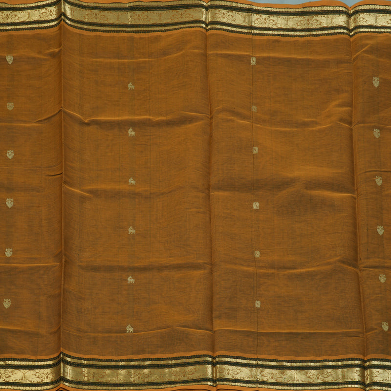 Hayagrivas Mustard Kanchi Silk Cotton Saree KSBE124C6-14