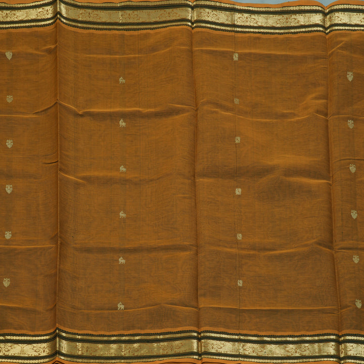 Hayagrivas Mustard Kanchi Silk Cotton Saree KSBE124C6-14