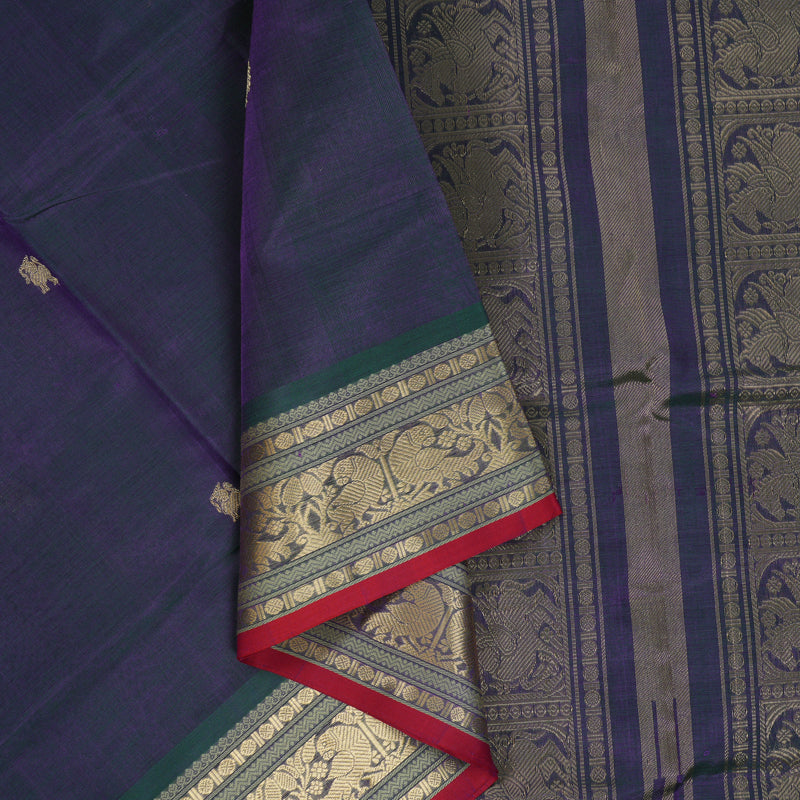 Hayagrivas Mayilkazhuthu Kanchi Silk Cotton Saree KSBE124C6-15