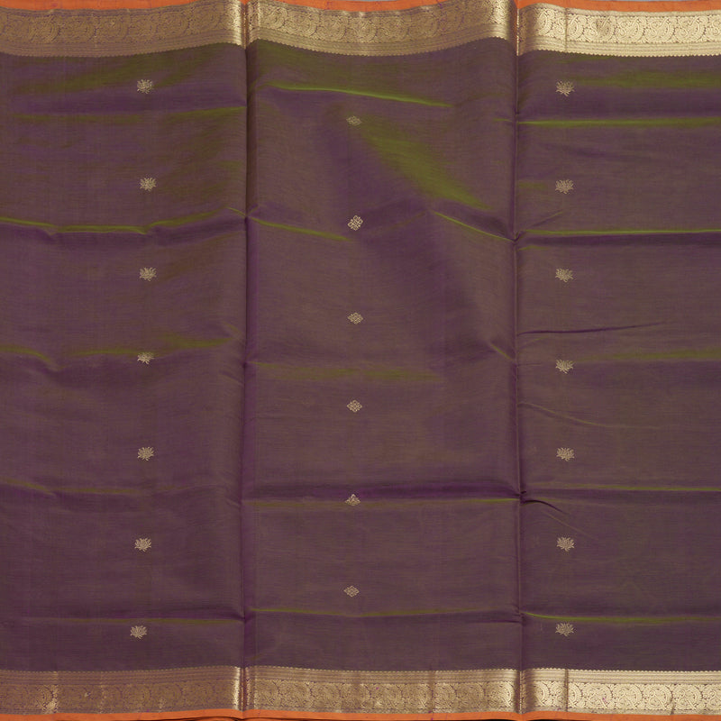 Hayagrivas Purple & Pista Green (Shot Colour) Kanchi Silk Cotton Saree KSBE124C6-16