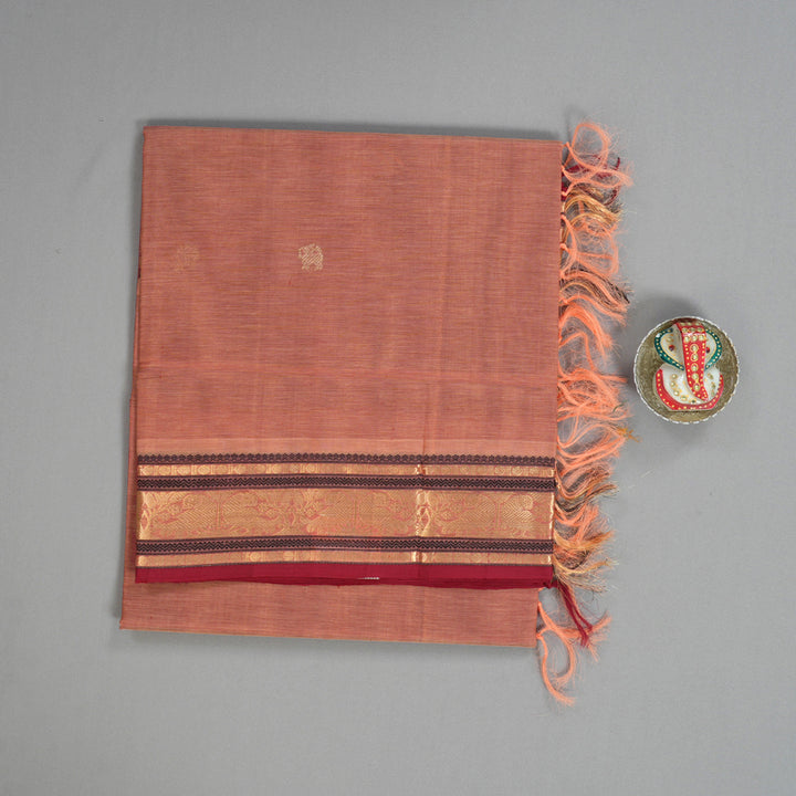 Hayagrivas Peach Kanchi Silk Cotton Saree KSBE124C6-20