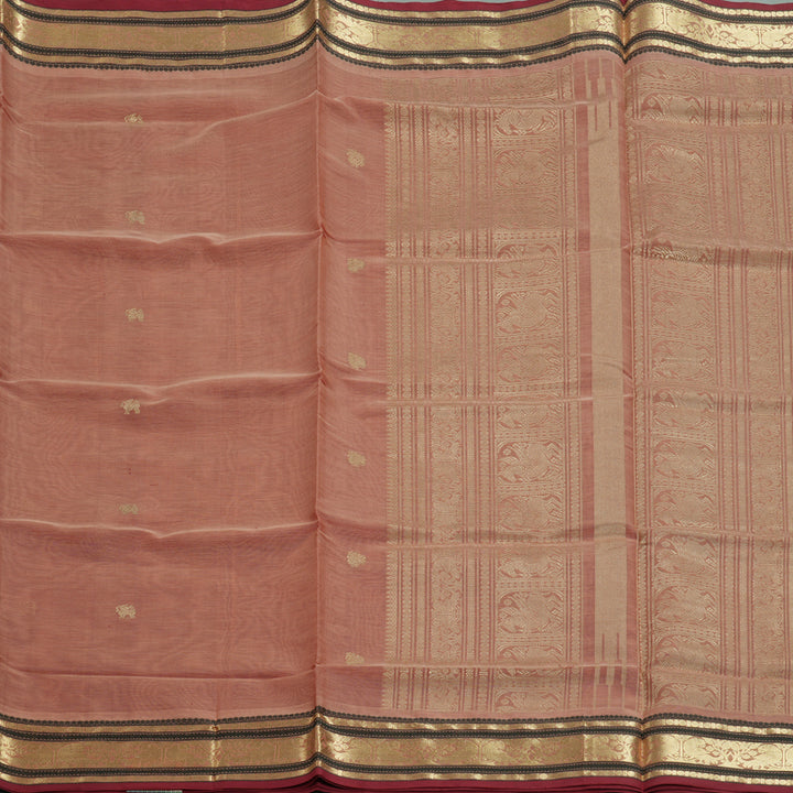 Hayagrivas Peach Kanchi Silk Cotton Saree KSBE124C6-20