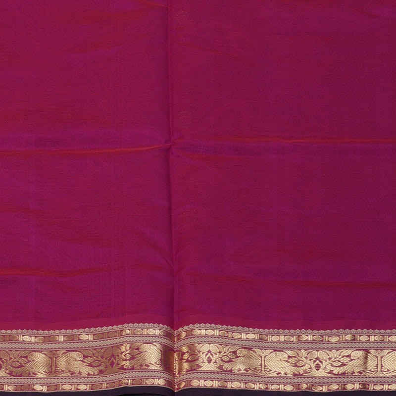 Hayagrivas Magenta-Pink Kanchi Silk Cotton Saree KSBE124C6-21