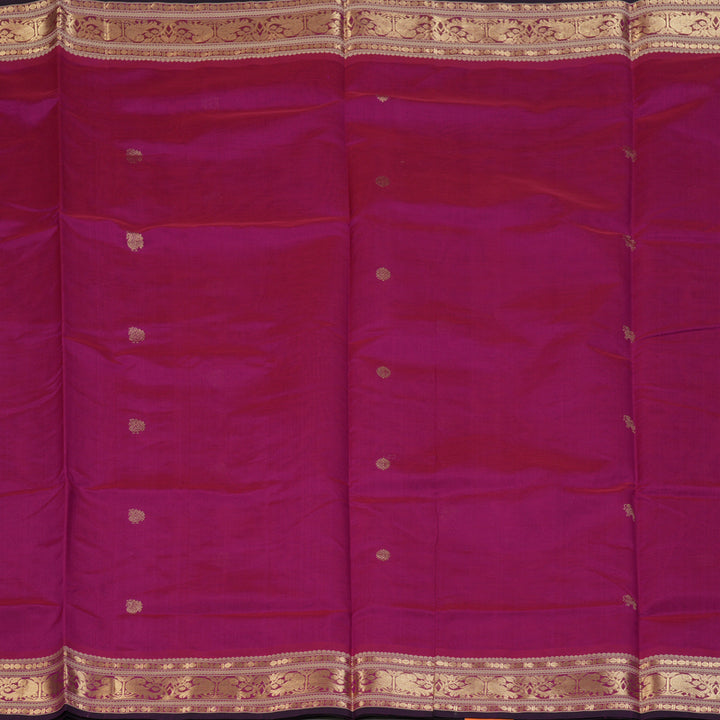 Hayagrivas Magenta-Pink Kanchi Silk Cotton Saree KSBE124C6-21