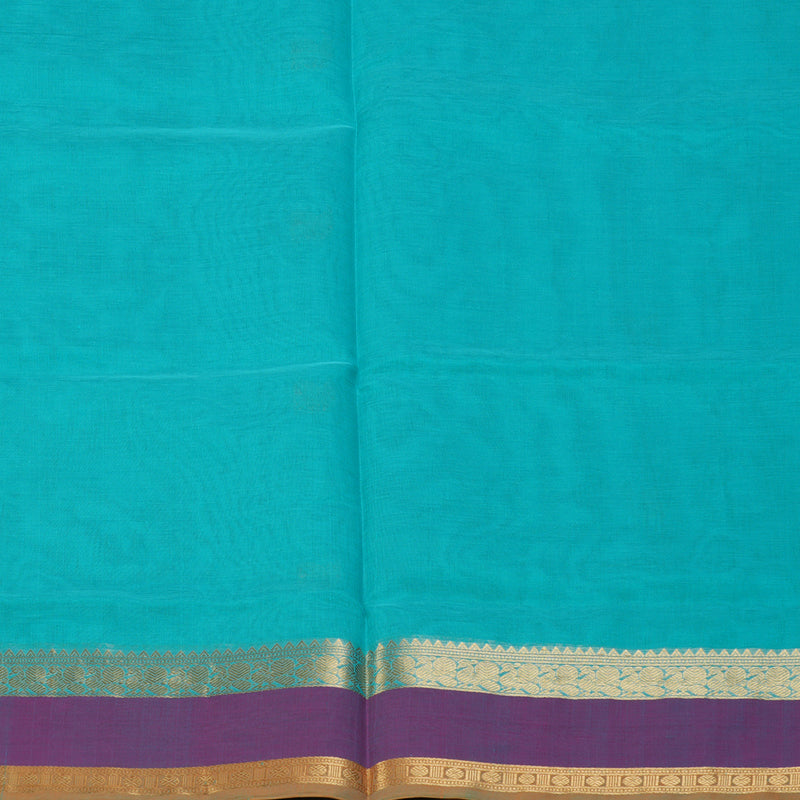 Hayagrivas Sky Blue Kanchi Silk Cotton Saree KSBE124C6-4
