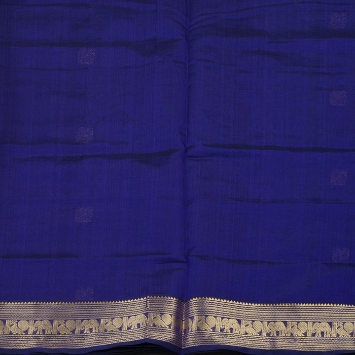 Hayagrivas MS Blue Kanchi Silk Cotton Saree KSBE124C6-5