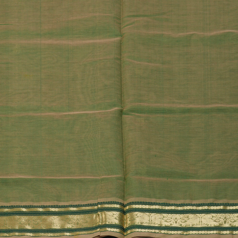 Hayagrivas Elaichi Green Kanchi Silk Cotton Saree KSBE124C6-7