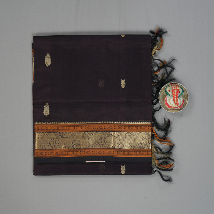 Hayagrivas Nagapazham Kanchi Silk Cotton Saree KSBE124C6-9