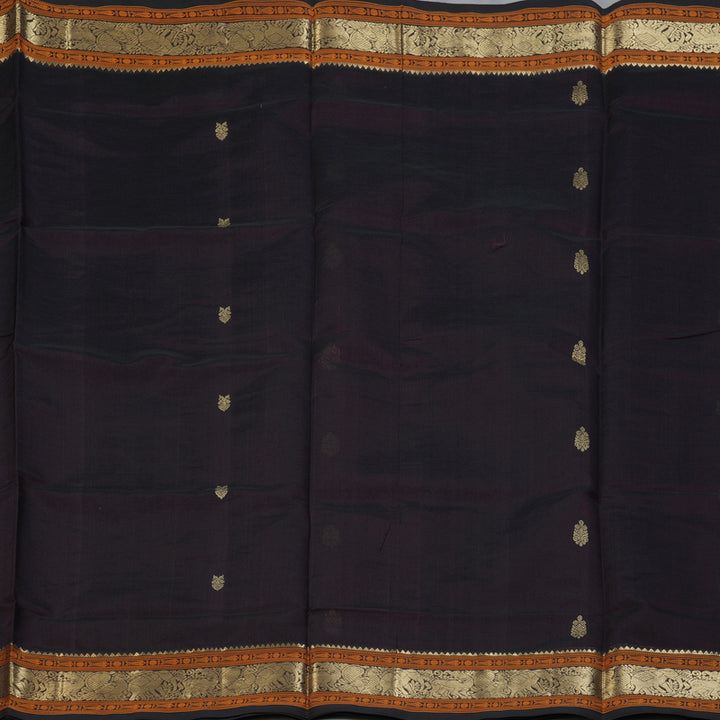 Hayagrivas Nagapazham Kanchi Silk Cotton Saree KSBE124C6-9