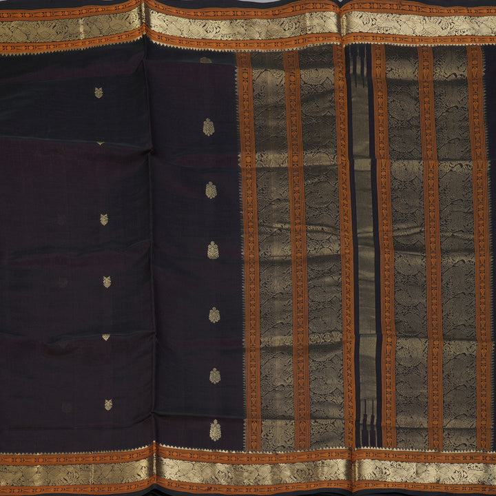 Hayagrivas Nagapazham Kanchi Silk Cotton Saree KSBE124C6-9