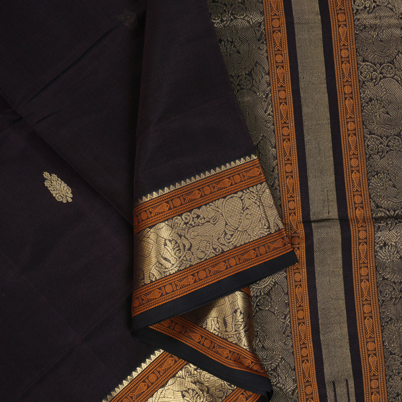 Hayagrivas Nagapazham Kanchi Silk Cotton Saree KSBE124C6-9