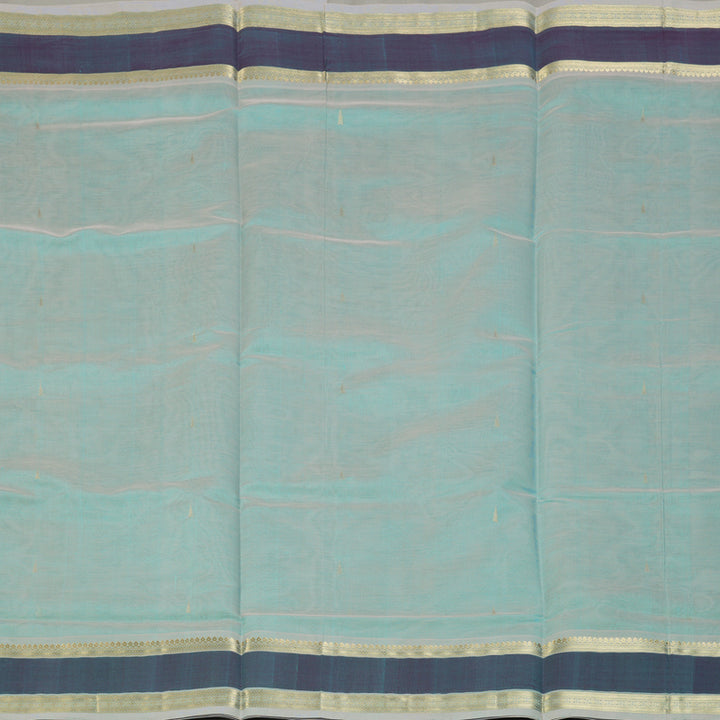 Hayagrivas Powder Blue Kanchi Silk Cotton Saree KSBE124C7-1