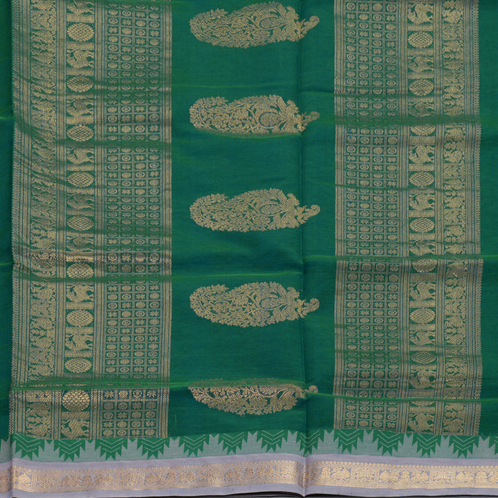 Hayagrivas Mayilkazhuthu Kanchi Silk Cotton Saree KSBE124C7-14