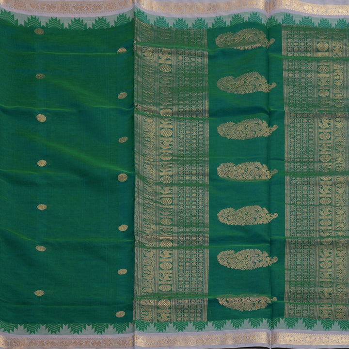 Hayagrivas Mayilkazhuthu Kanchi Silk Cotton Saree KSBE124C7-14