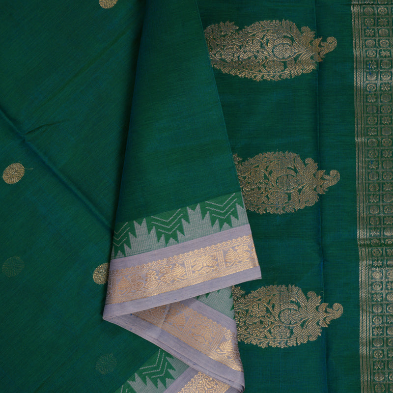 Hayagrivas Mayilkazhuthu Kanchi Silk Cotton Saree KSBE124C7-14