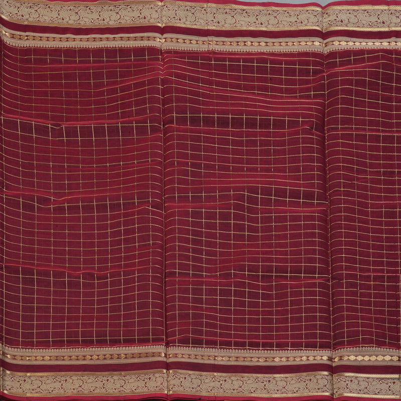 Hayagrivas Araku Maroon Kanchi Silk Cotton Saree KSBE124C7-16