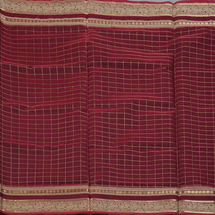 Hayagrivas Araku Maroon Kanchi Silk Cotton Saree KSBE124C7-16
