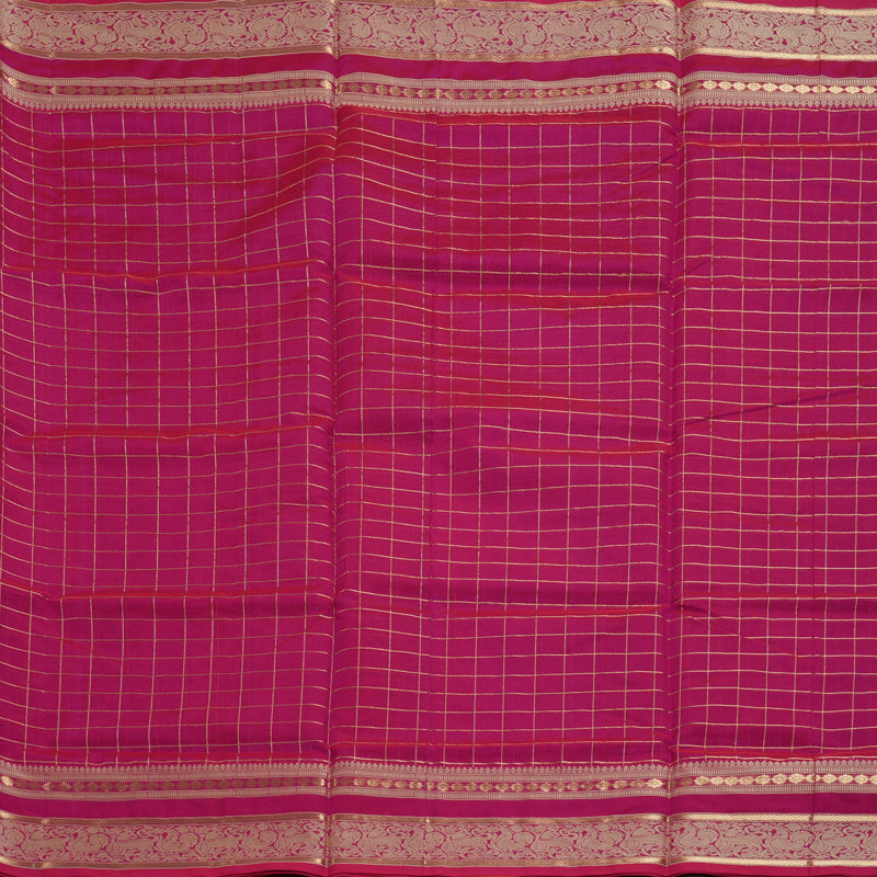 Hayagrivas Rani Pink Kanchi Silk Cotton Saree KSBE124C7-2