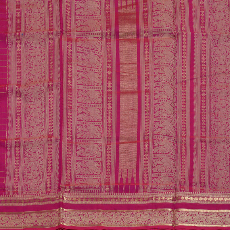Hayagrivas Rani Pink Kanchi Silk Cotton Saree KSBE124C7-2