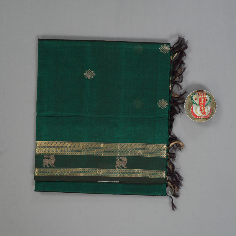 Hayagrivas Karpaga Pachai Kanchi Silk Cotton Saree KSBE124C7-6