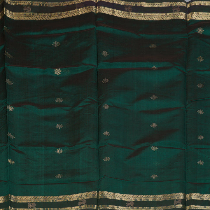 Hayagrivas Karpaga Pachai Kanchi Silk Cotton Saree KSBE124C7-6