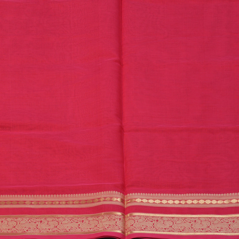 Hayagrivas Tomato Pink Kanchi Silk Cotton Saree KSBE124C7-9