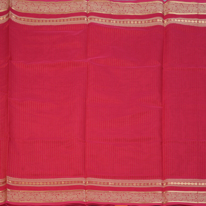 Hayagrivas Tomato Pink Kanchi Silk Cotton Saree KSBE124C7-9