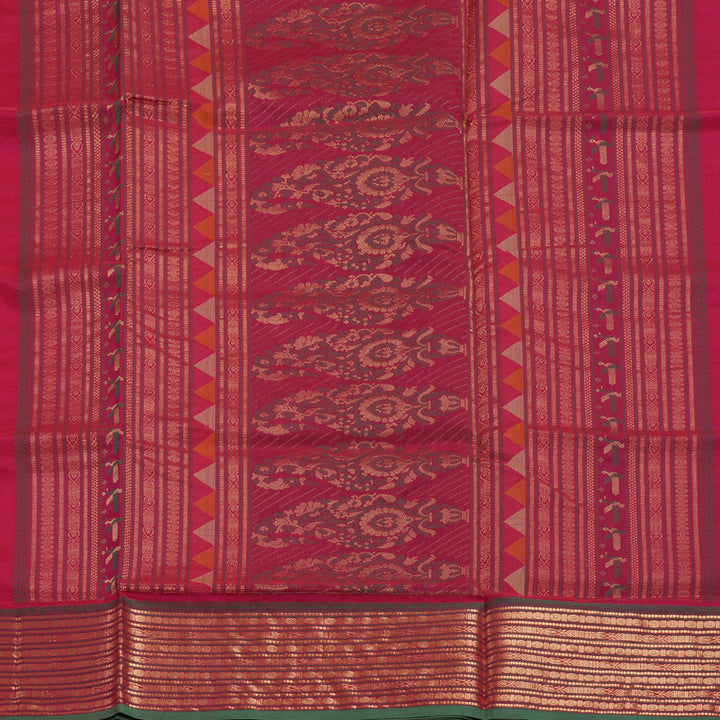 Hayagrivas Pink Kanchi Silk Cotton Saree KSBE124C8-1