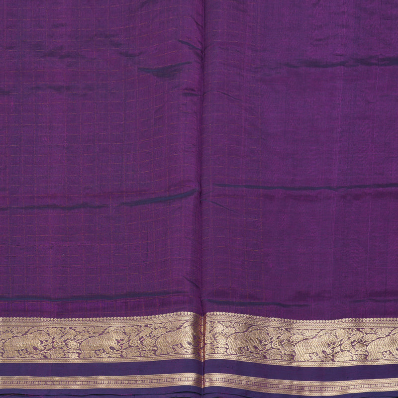 Hayagrivas Purple Kanchi Silk Cotton Saree KSBE124C8-21