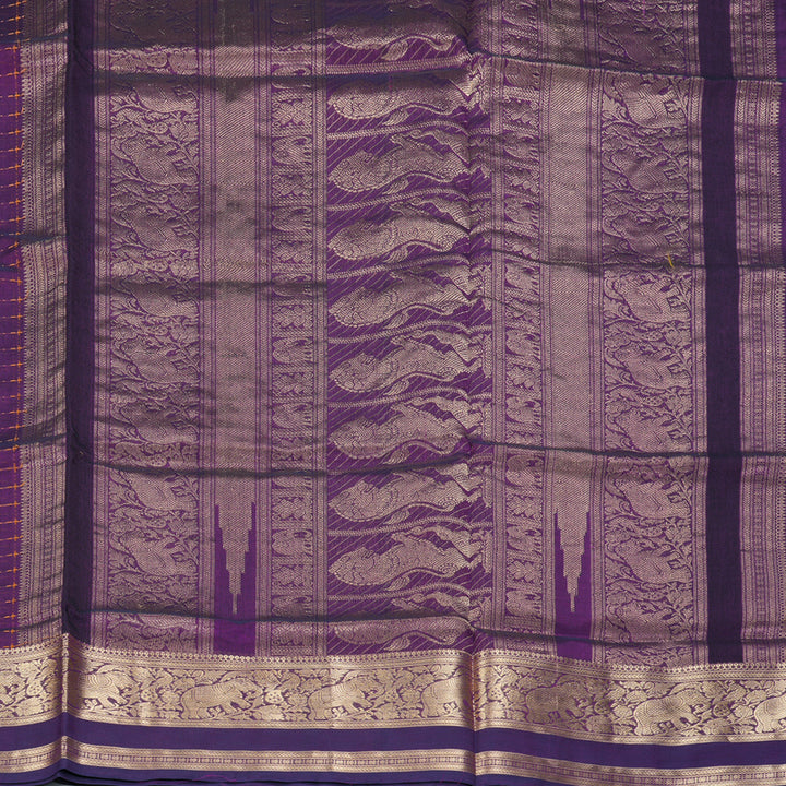 Hayagrivas Purple Kanchi Silk Cotton Saree KSBE124C8-21