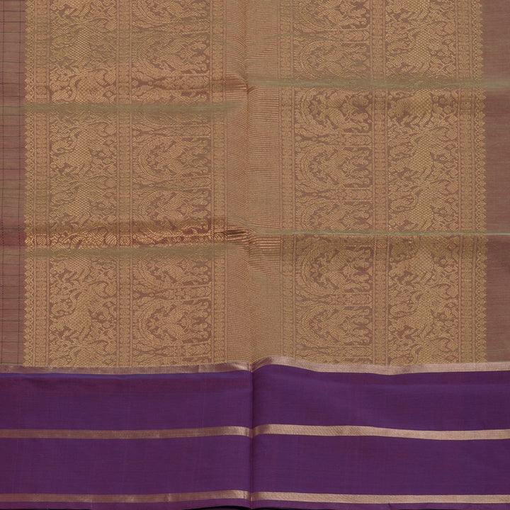 Hayagrivas Olive Green & Pink (Shot Colour) Kanchi Silk Cotton Saree KSBE124C8-29