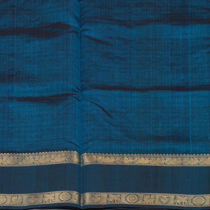 Hayagrivas Ramar Blue Kanchi Silk Cotton Saree KSBE124C8-31