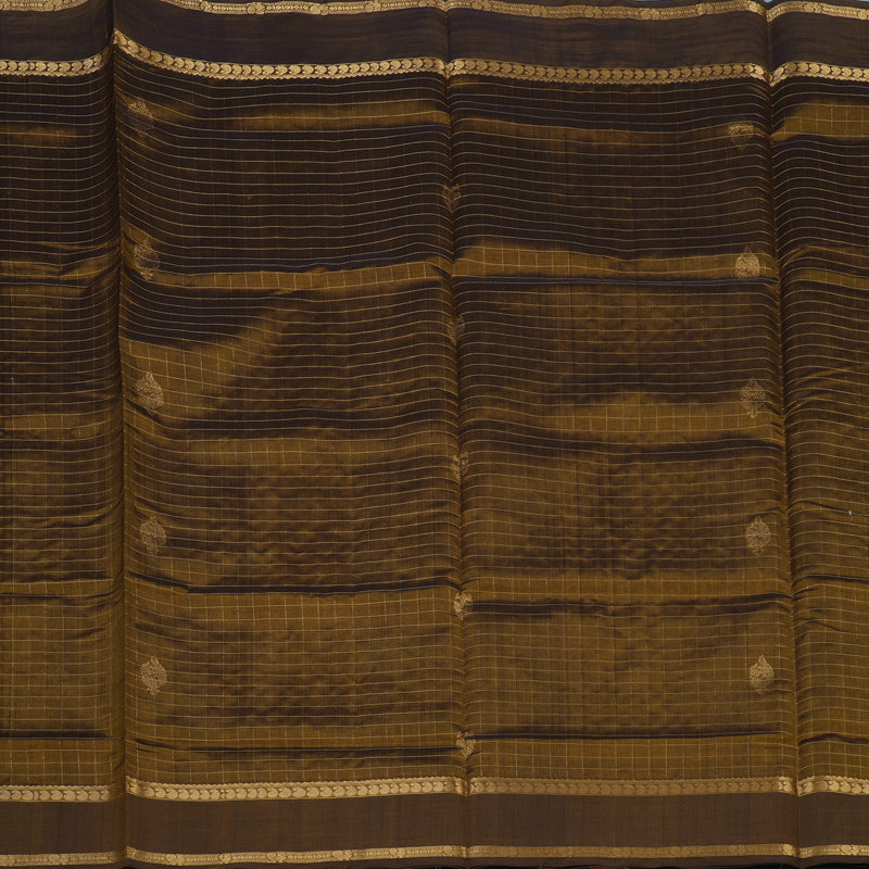 Hayagrivas Mehandi Green Kanchi Silk Cotton Saree KSBE124C8-33