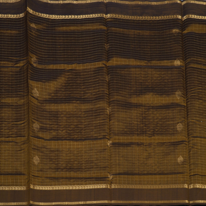 Hayagrivas Mehandi Green Kanchi Silk Cotton Saree KSBE124C8-33
