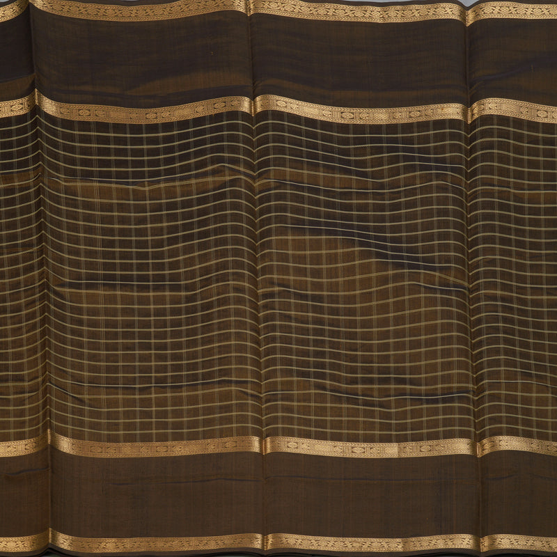 Hayagrivas Dark Gold Kanchi Silk Cotton Saree KSBE124C8-37