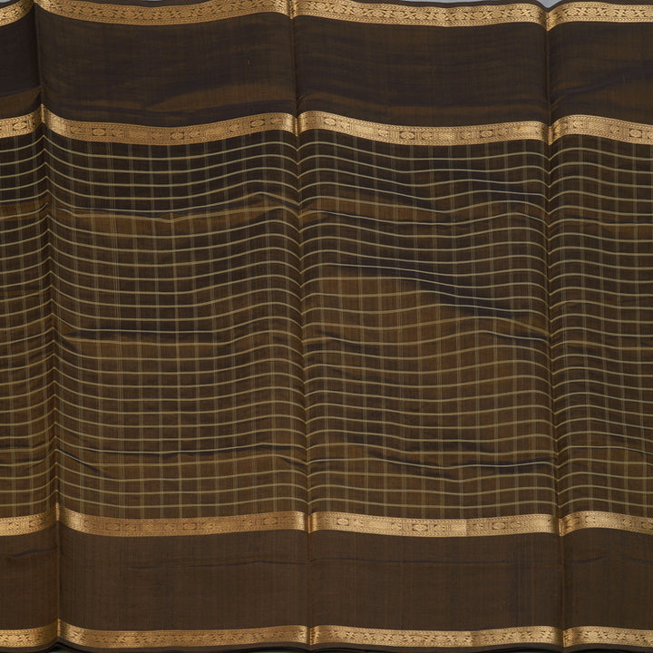 Hayagrivas Dark Gold Kanchi Silk Cotton Saree KSBE124C8-37