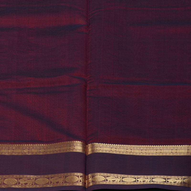 Hayagrivas Wine Kanchi Silk Cotton Saree KSBE124C8-4