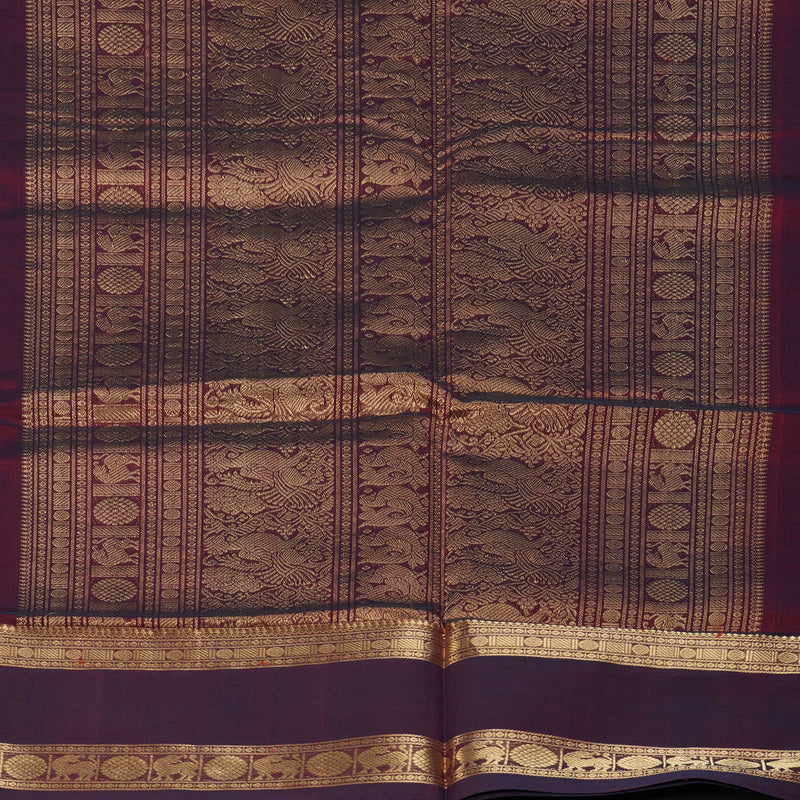 Hayagrivas Wine Kanchi Silk Cotton Saree KSBE124C8-4