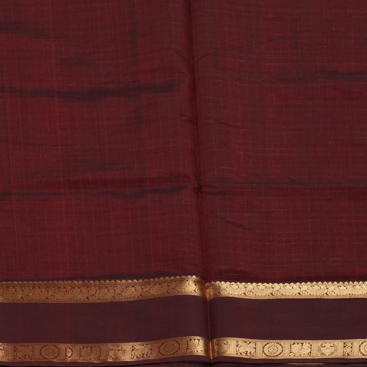 Hayagrivas Araku Maroon Kanchi Silk Cotton Saree KSBE124C8-9